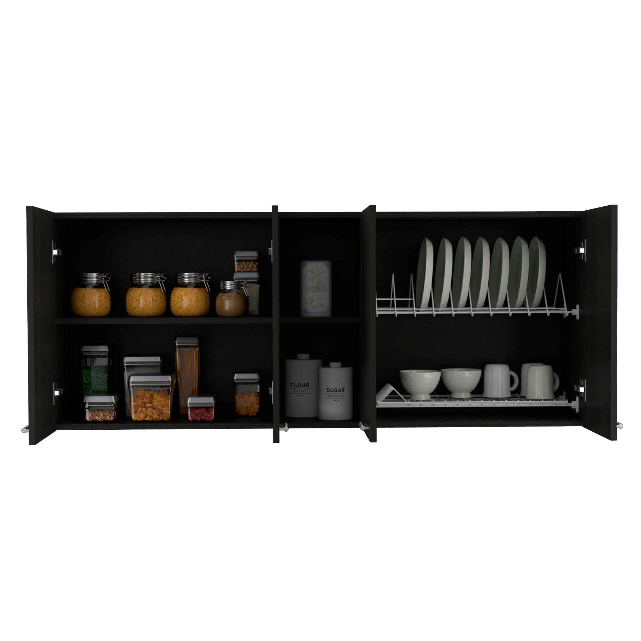 Depot Black Olimpo Wall Cabinet
